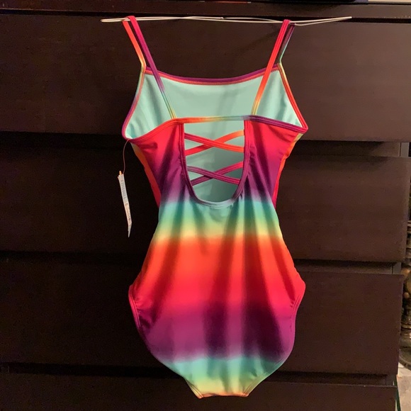 Cat & Jack NWT girls bathing suit Size XL 14/16 - Picture 2 of 6